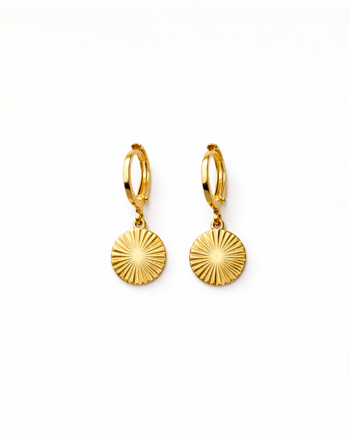 Brinco Argolinha Coin Dourado