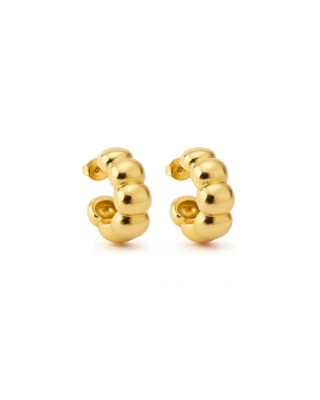 Brinco Argola Buds Dourado
