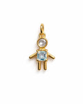 Pingente Colors Menino Zircônia Dourado