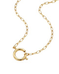 Colar Elos com Fecho Boia Dourado