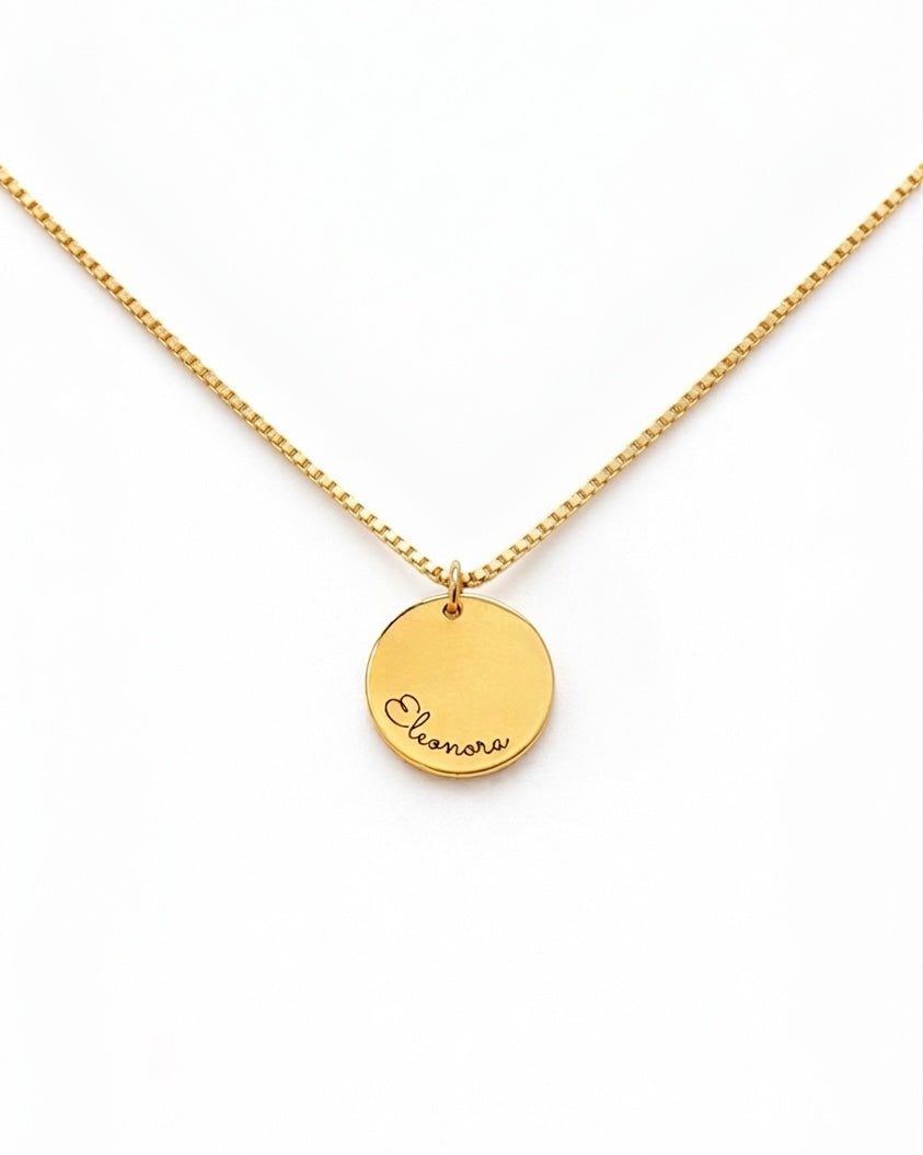 Colar Elo Personalizável Dourado
