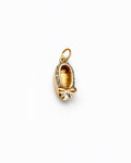 Pingente Sapatinho Cravejado Dourado
