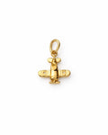 Pingente Avião Dourado