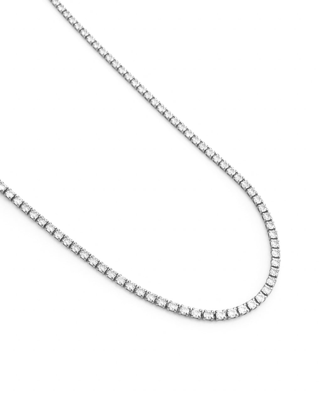 Colar Choker Riviera Basic Prata