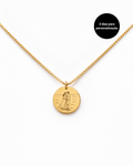 Colar Medalha Moments Personalizável Dourado