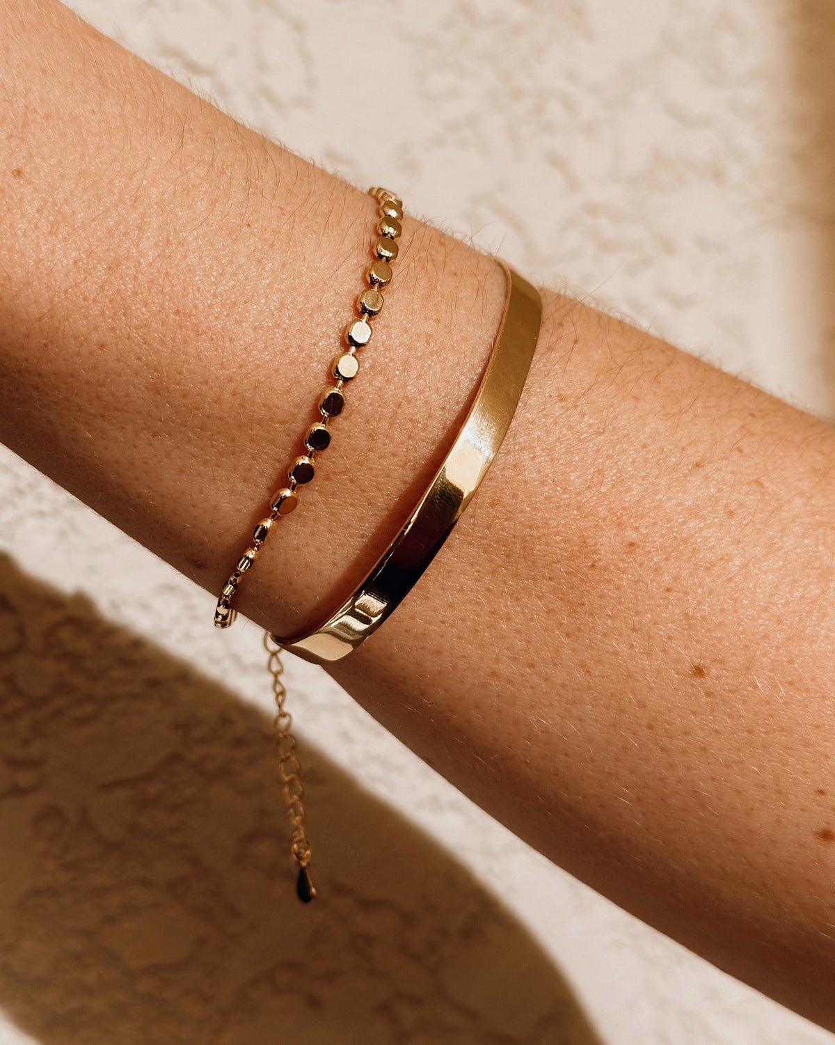 Bracelete Liso Dourado