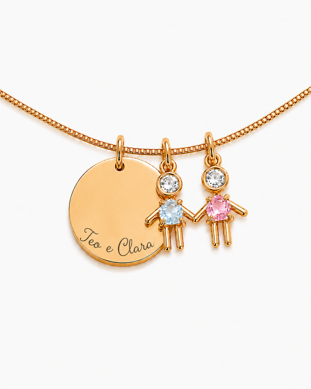 Colar Elo Personalizável Dourado