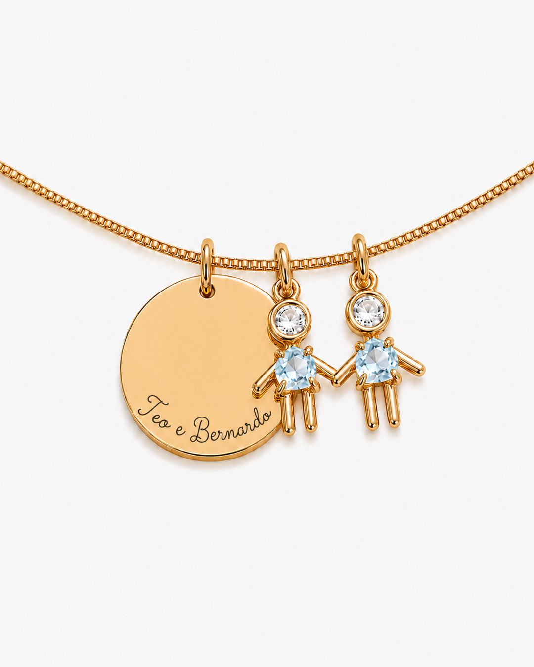 Colar Elo Personalizável Dourado